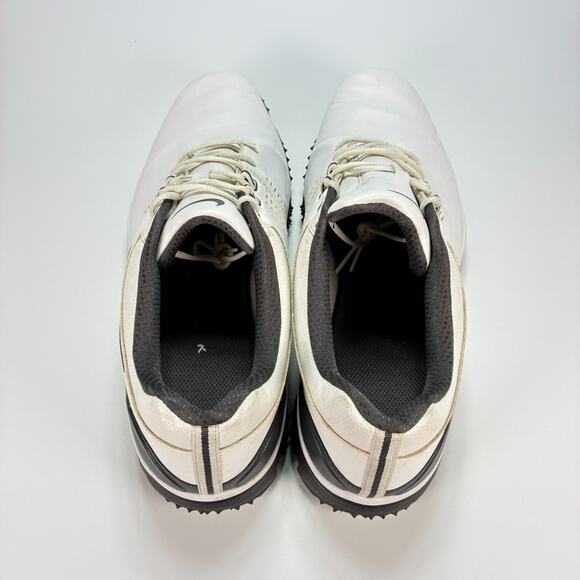 Nike Air Rival III White Black Leather Golf Shoes 628533-101 Men's Size 11.5 - Picture 6 of 10